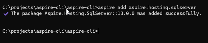The package has been added