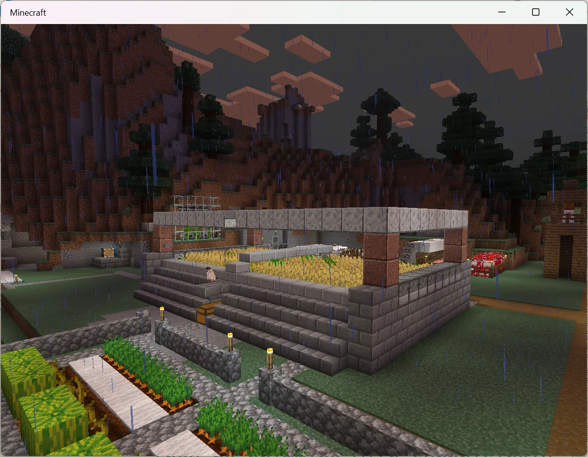Automated wheat garden on our home server